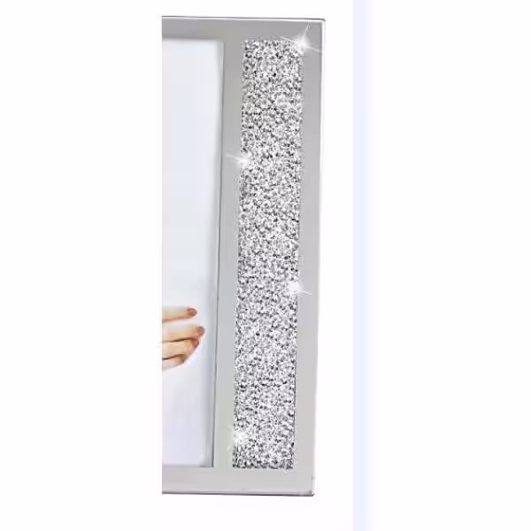 Badash Crystal Lucerne Crystalized Glass 8 in. x 10 in. Photo Frame