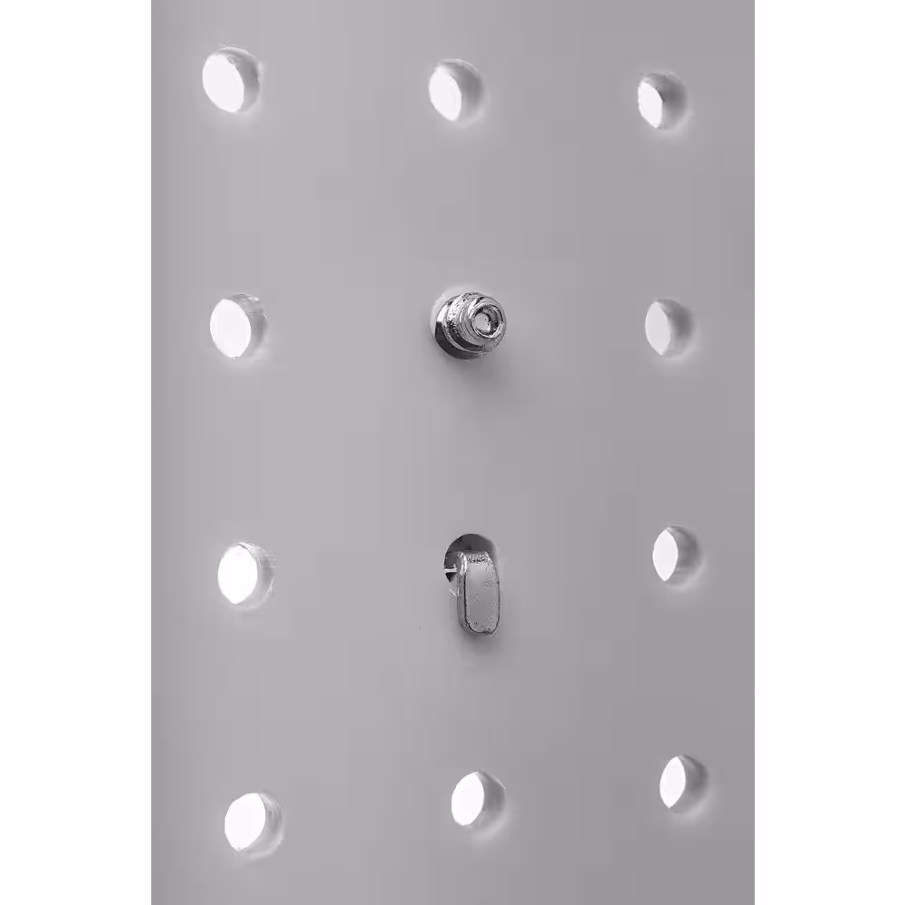 Triton Products DuraHook Zinc Plated Steel BinClips for DuraBoard or 1/8 in. and 1/4 in. Pegboard (5-Pack)