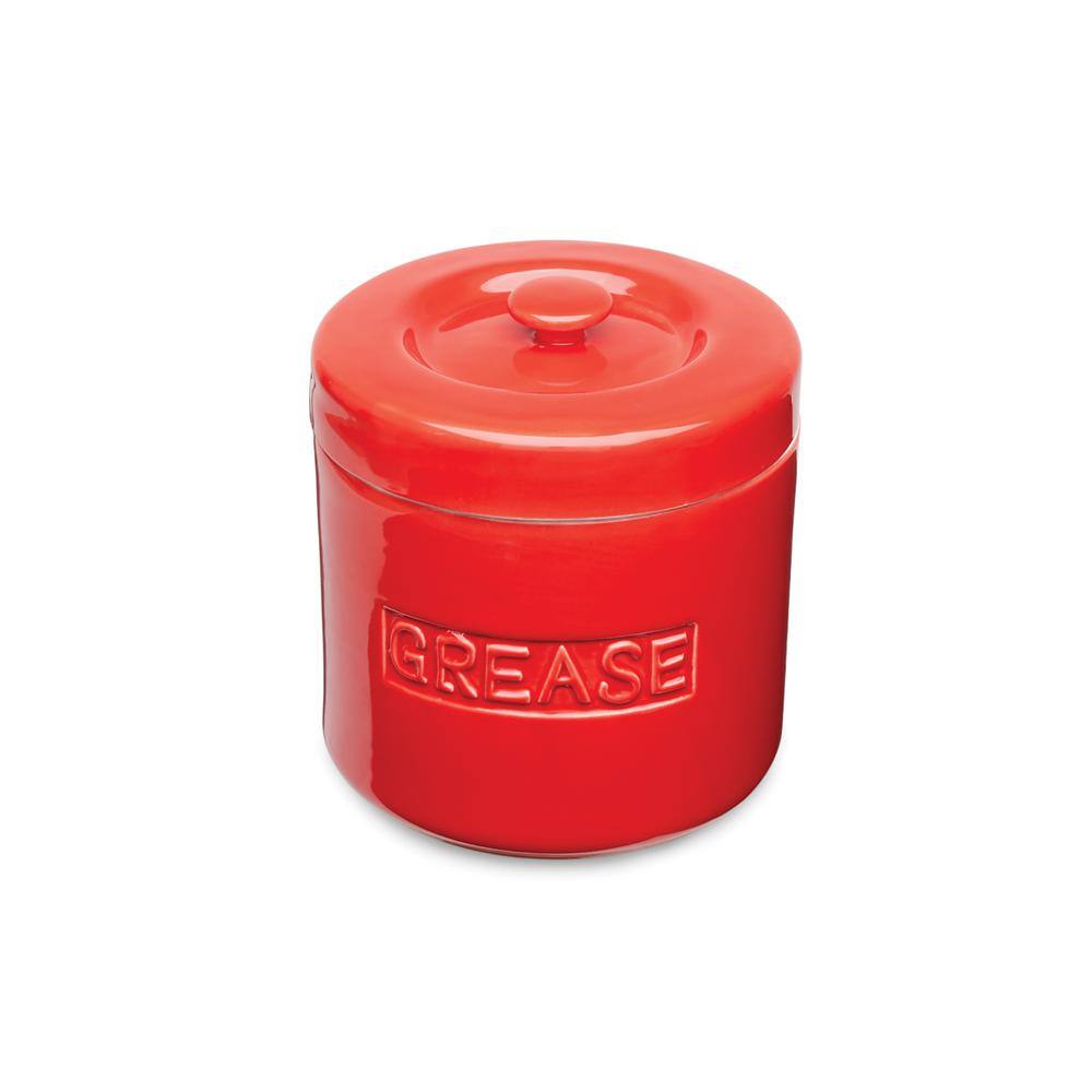 Fox Run 1-Piece Red Grease Container