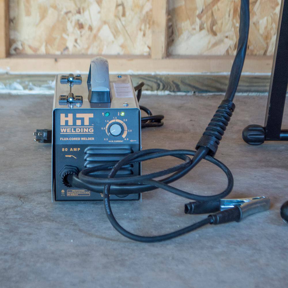 HIT Welding 80 Amp 120-Volt Flux-Cored MIG Welder Kit