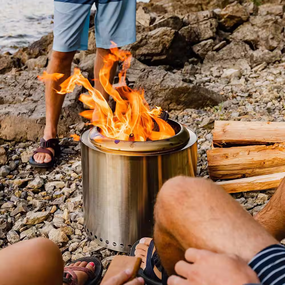Solo Stove Ranger 2.0, 15 x 12.5 Wood Burning Stainless Steel Fire Pit