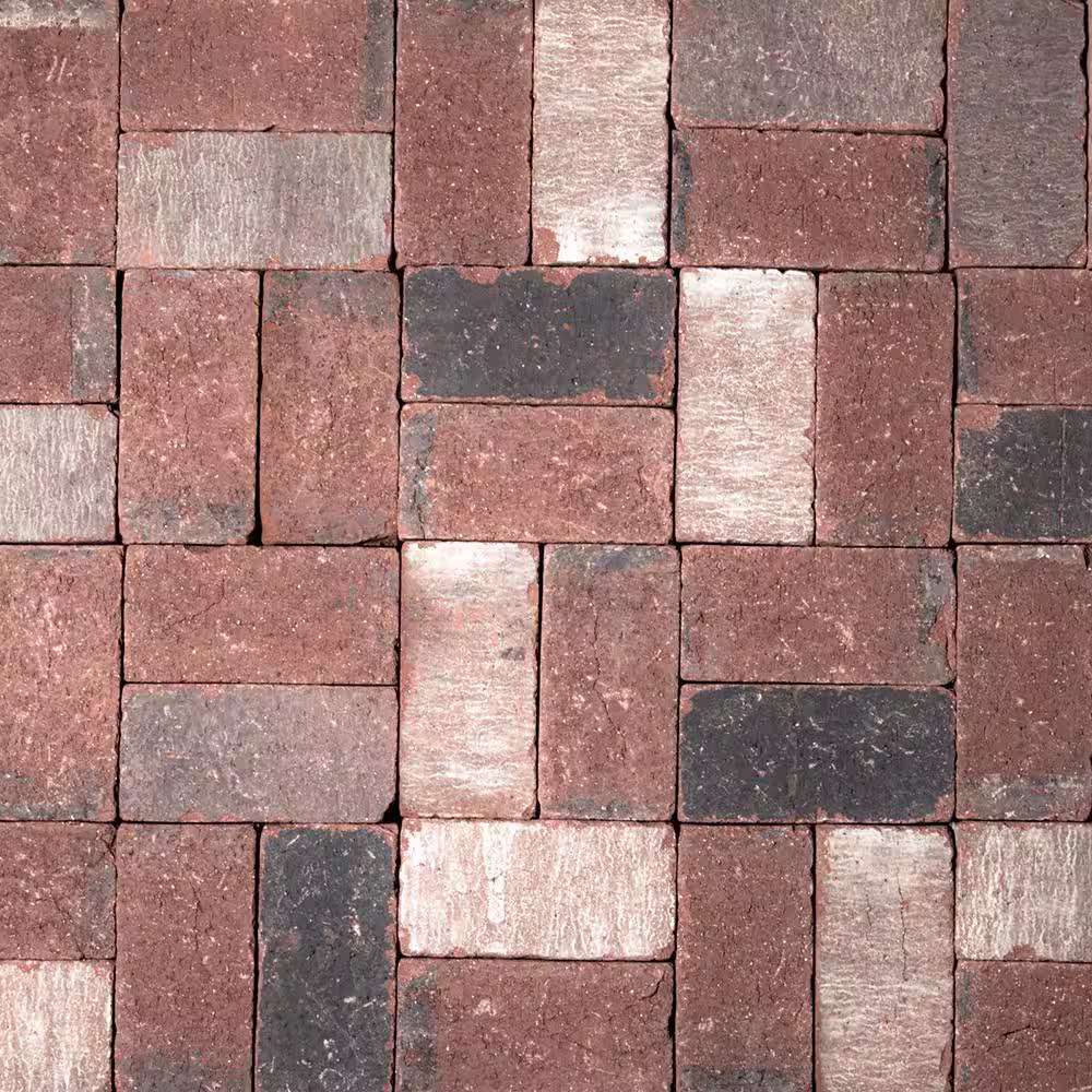 Mutual Materials 8 in. x 4 in. 2.25 x in. Rustic Red Clay Paver (240-Pieces/53 sq. ft/Pallet)