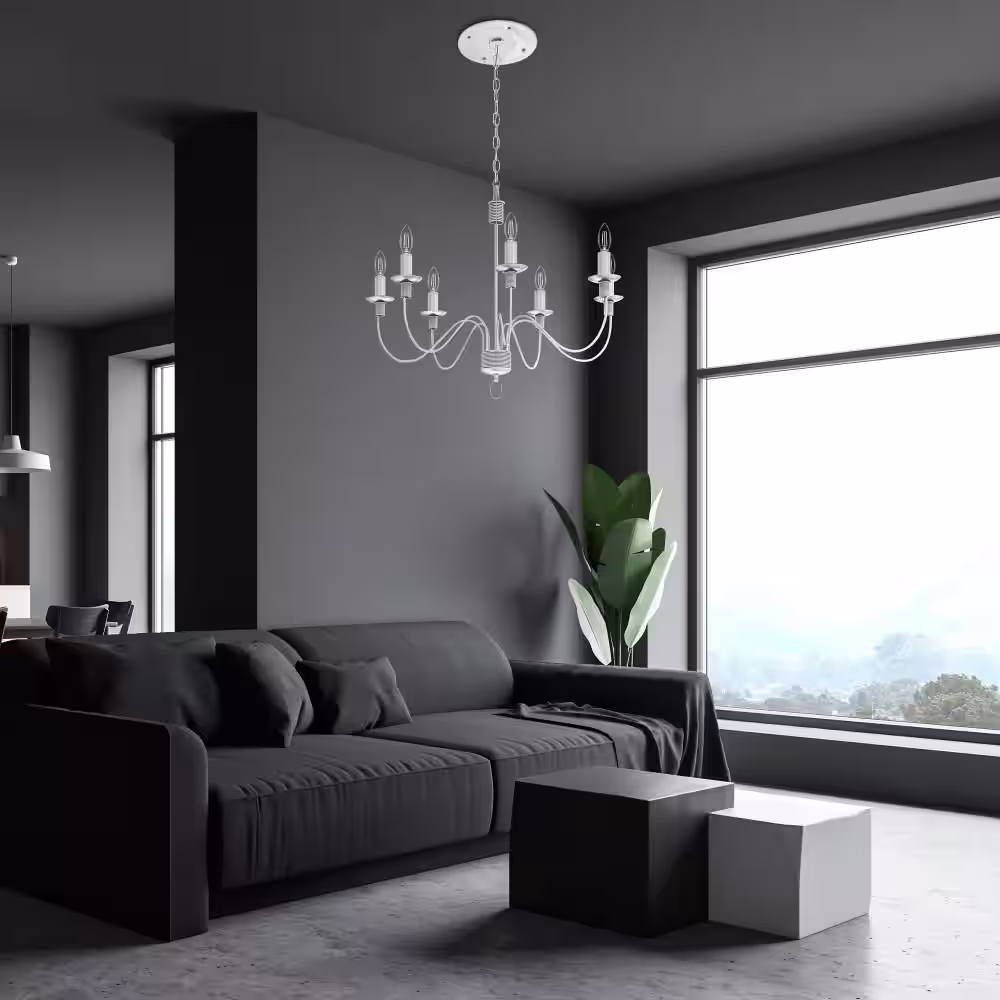 Feit Electric 100-Watt Equivalent B10 E12 Candelabra Dim White Filament Clear Glass Chandelier LED Light Bulb True White 3500K, 3-Pack