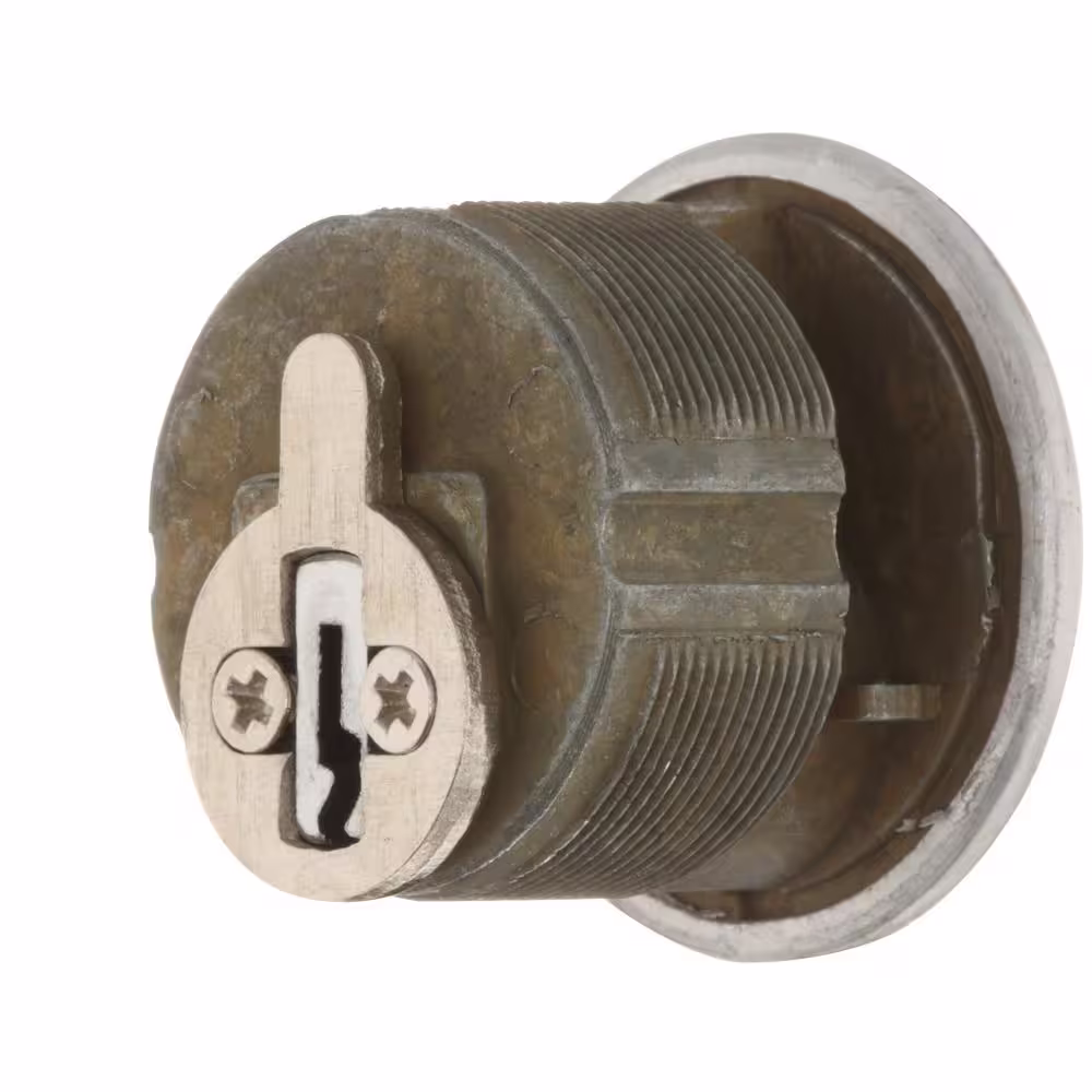 Prime-Line Pressure Cast Zamak, Aluminum Finish Mortise Lock for Commercial Doors, Schlage (2-pack)