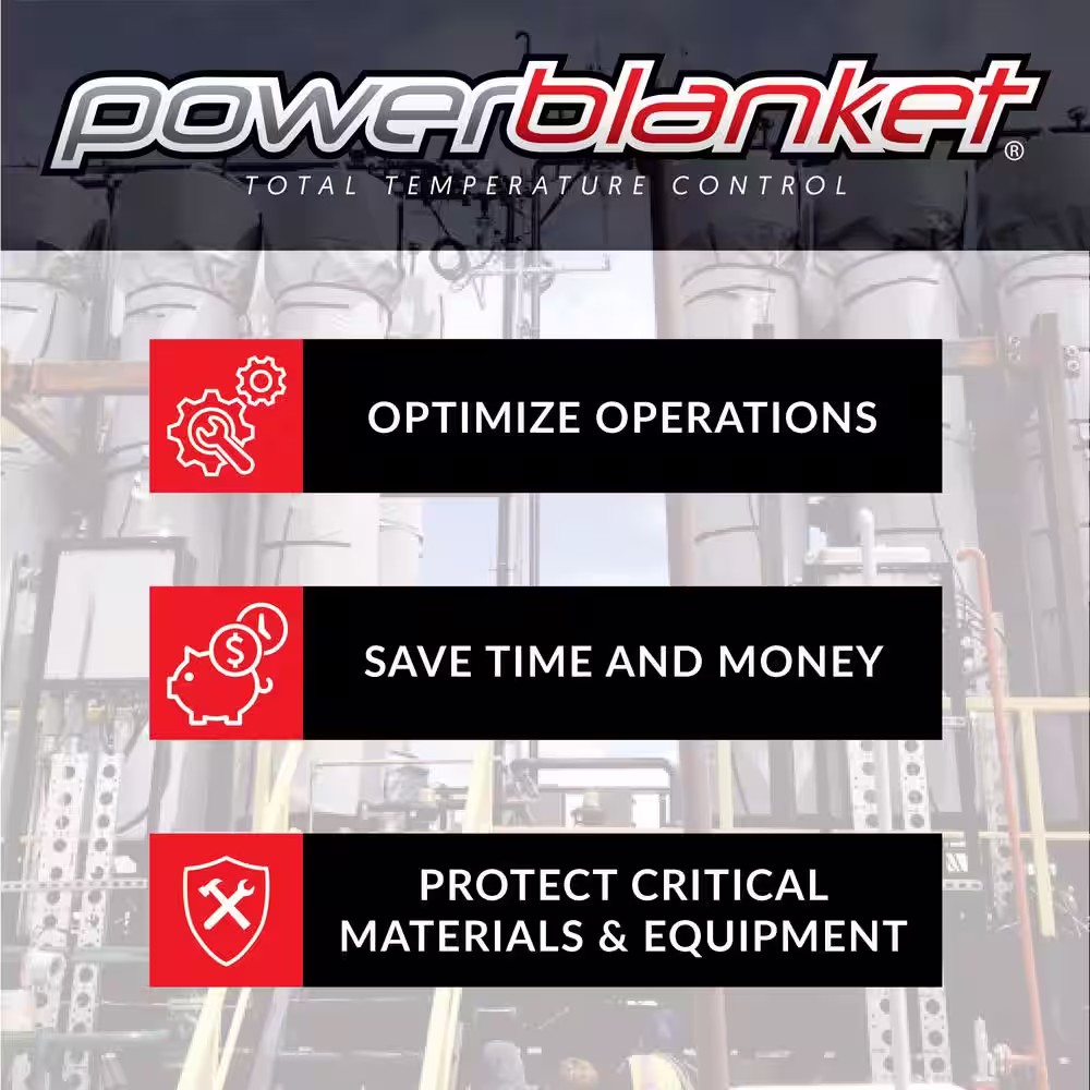 Powerblanket Insulated and Heated Ground Thawing Blanket, Epoxy Curing Blanket, 3 ft. x 4 ft., Fixed Temp 150Â°F, Thaws - 12