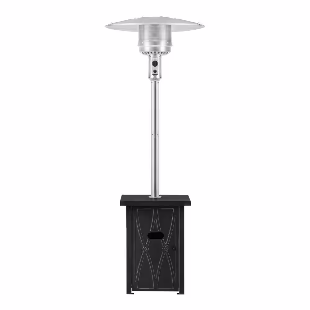 Home Decorators Collection Kendrick 48000 BTU Stainless Steel Propane Gas Patio Heater