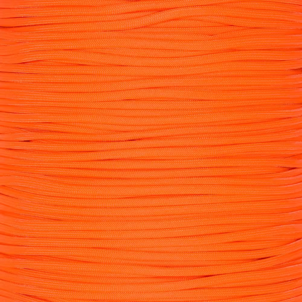 KingCord 5/32 in. x 400 ft. Nylon Paracord 550 Rope - Type III Mil-Spec 7-Strand Utility Survival Parachute Cord, Orange