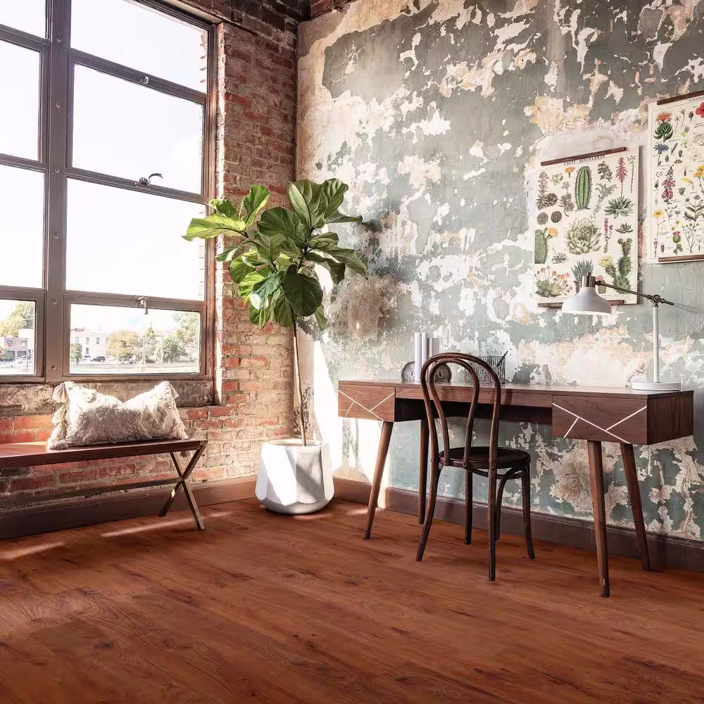Shaw Inspiration Tanglewood 12 MIL x 6 in. W x 48 in. L Adhesive Waterproof Luxury Vinyl Plank Flooring (53.9 sqft/case)