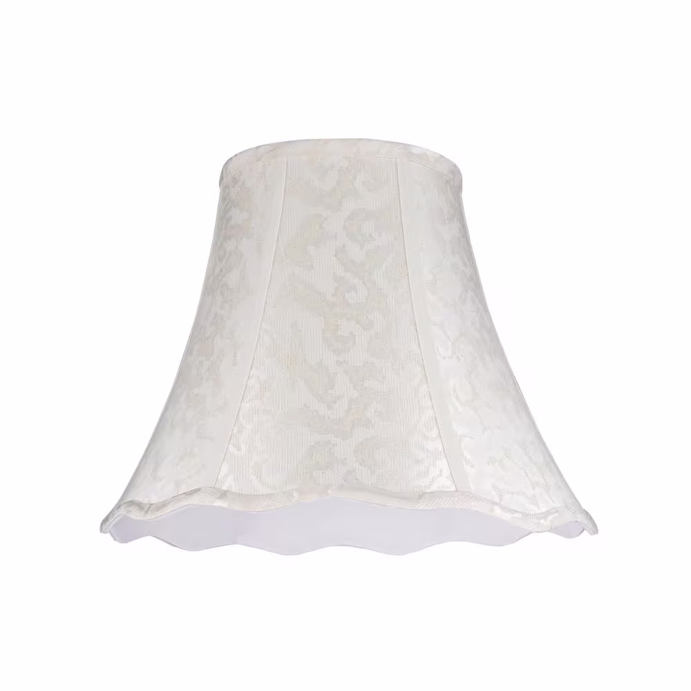 Aspen Creative Corporation 14 in. x 11.5 in. Off White Bell Lamp Shade