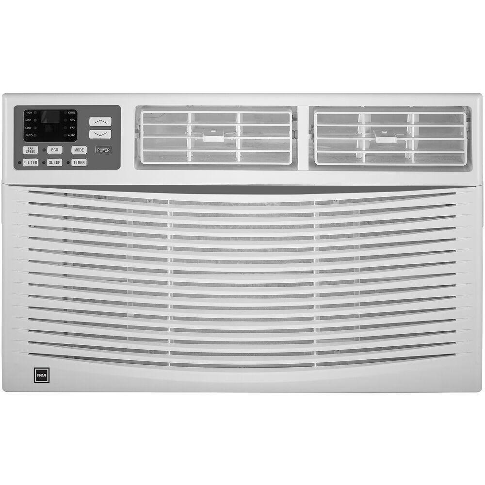 RCA RCAAC 115V 10,000 BTU Digital Window Air Conditioner for up to 400 Sq.ft., w/ Remote Control and Timer, Fan and Eco Mode
