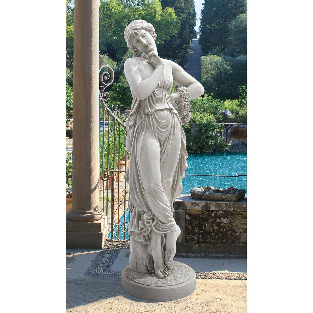 Design Toscano 42.5 in. H Dancer with Finger on Chin 1809 Sculpture Garden Statue