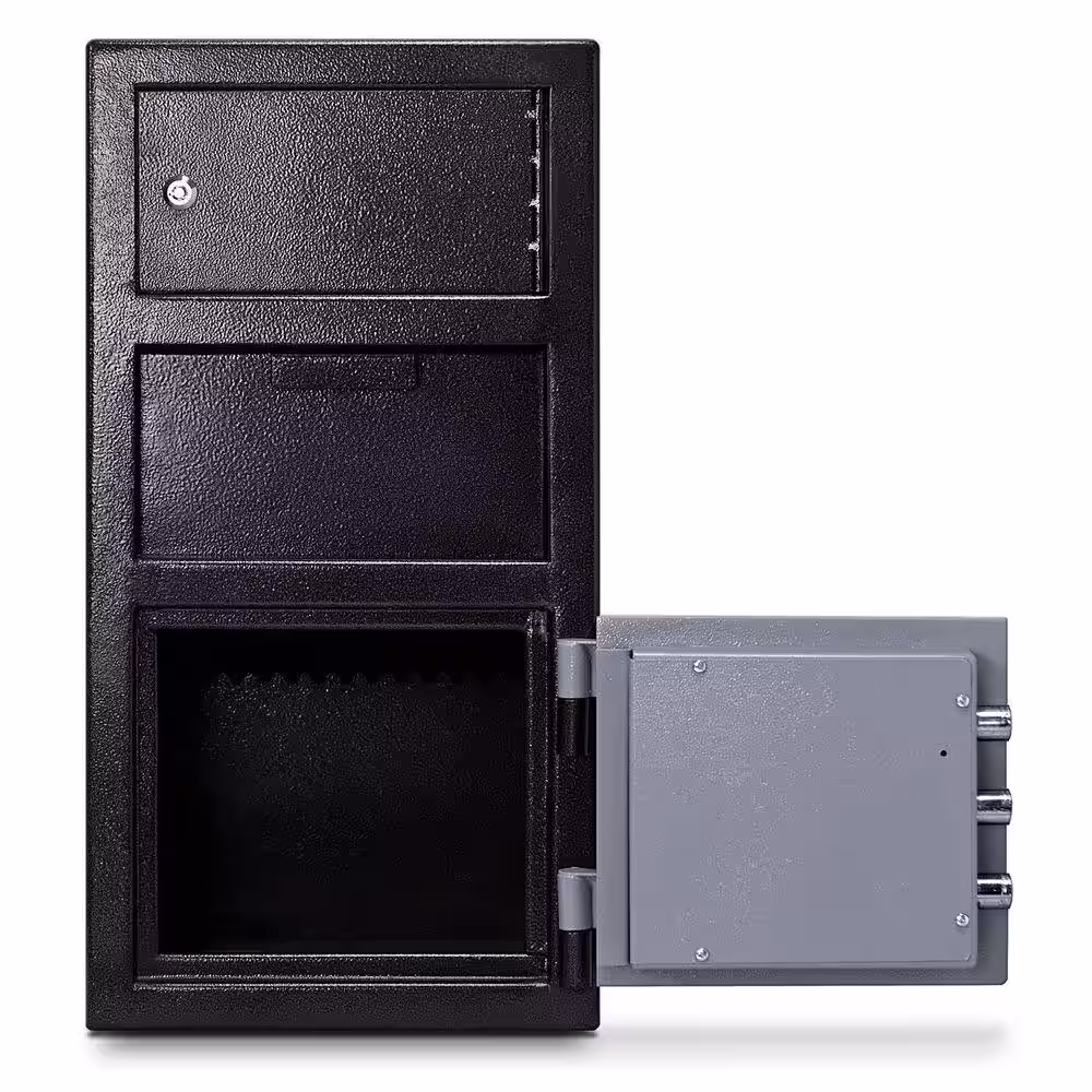 MESA 1.5 cu. ft. Combination Lock Depository Safe with Outer Locker