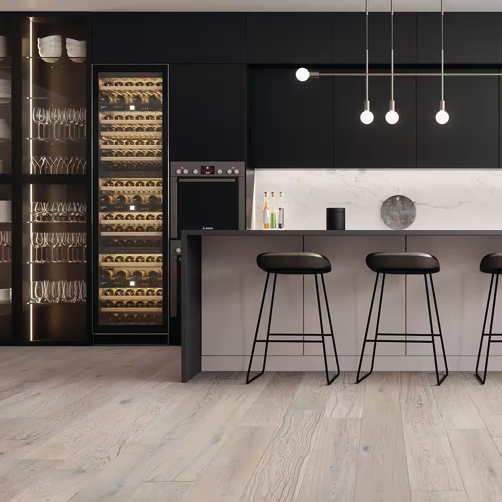 Malibu Wide Plank Grandview French Oak 9/16 in. T x 7.5 in. W Water Resistant Wire Brushed Engineered Hardwood Flooring (23.3 sqft/case)