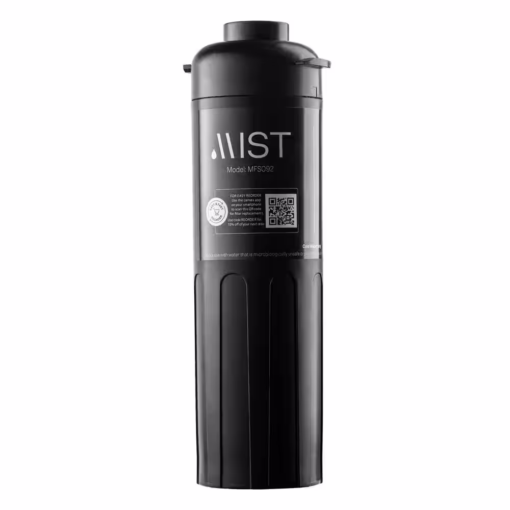 Mist Under Sink Water Filtration System, Certified by IAPMO, 20,000 Gal. Capacity
