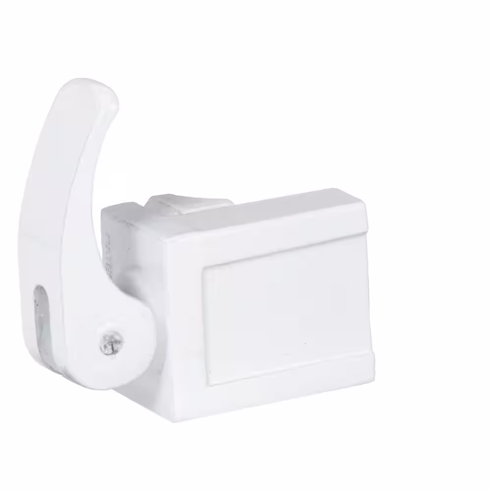 Prime-Line Sliding Window Lock, 1/2 in., Diecast Construction, White, For Vinyl Windows (2-pack)