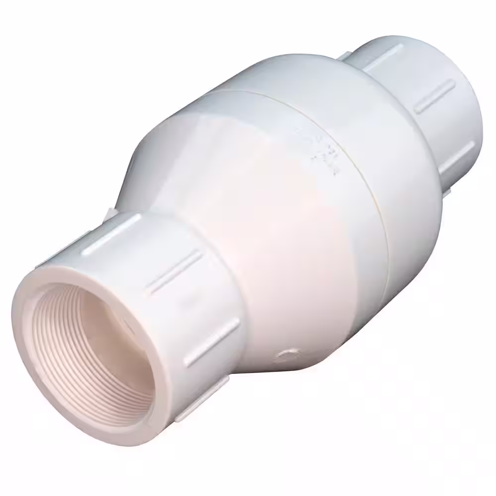 Everbilt 1-1/4 in. FPT x FPT PVC Check Valve