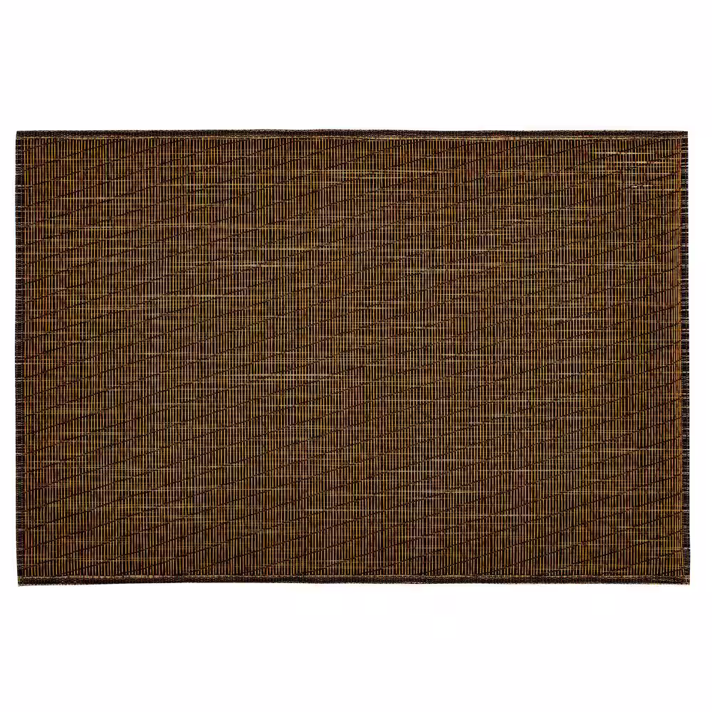 Kraftware EveryTable 18 in. x 12 in. Golden Waves PVC Placemat (Set of 6)