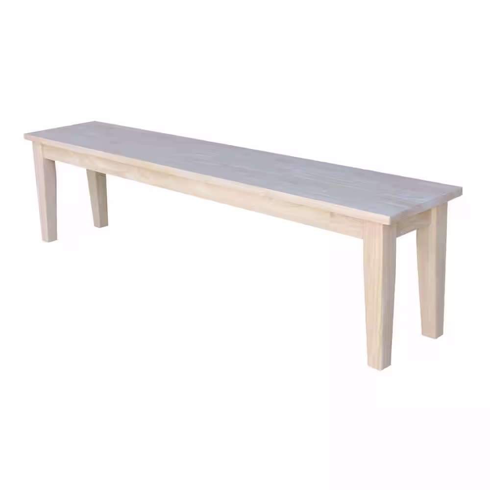 International Concepts Unfinished Bench