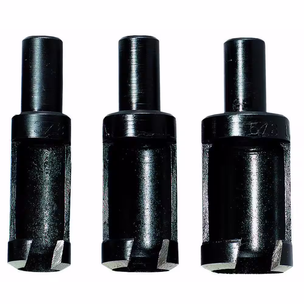General Tools Plug Cutter Set (3-Piece)