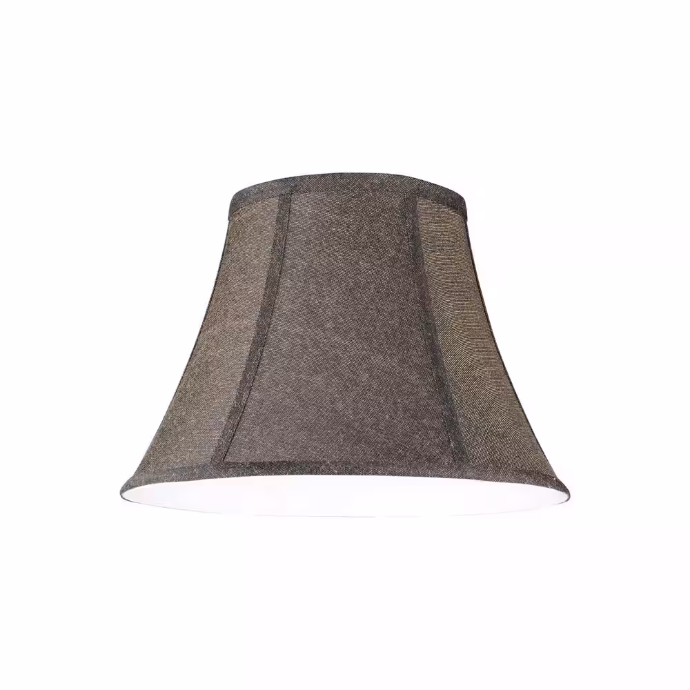 Aspen Creative Corporation 13 in. x 9.5 in. Black Bell Lamp Shade