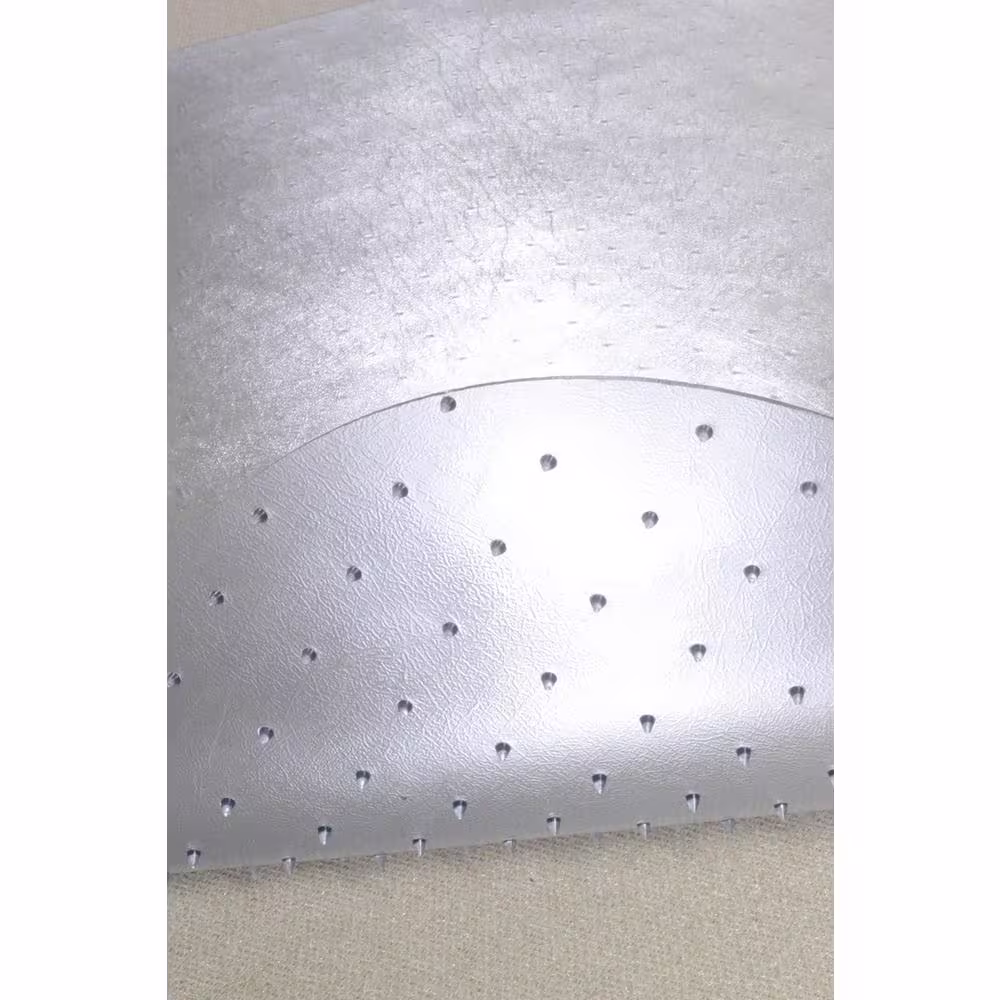 Dimex Evolve Modern Shape 45 in. x 60 in. Clear Rectangle Office Chair Mat for Low and Medium Pile Carpet