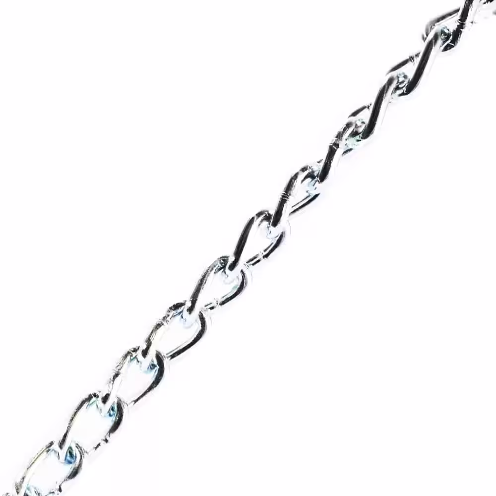 Everbilt #2/0 x 75 ft. Zinc Plated Steel Twisted Link Chain
