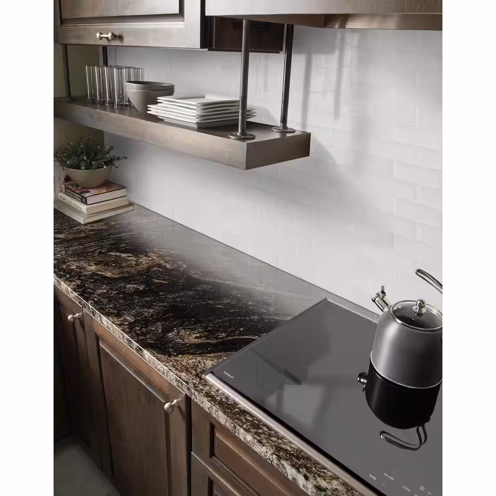 MSI Whisper White Beveled 11.63 in. x 14.75 in. Glossy Ceramic Patterned Look Wall Tile (10 sq. ft./Case)