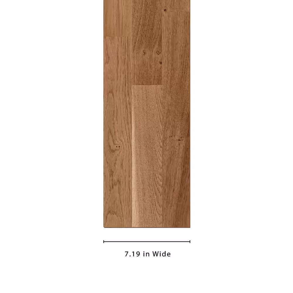 Baltic Wood Amber European Oak 1/2 in. T x 7.2 in. W Wire Brushed Engineered Hardwood Flooring (38.6 sqft/case)