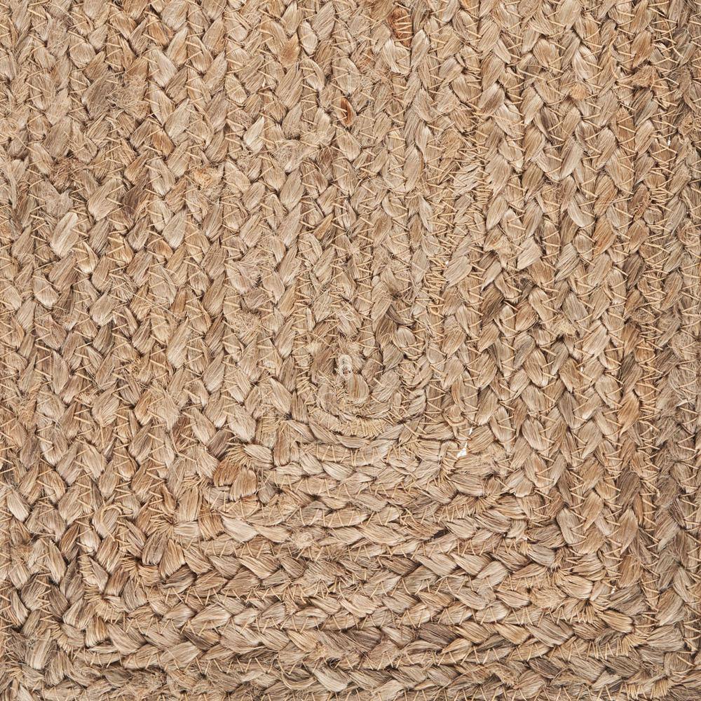 LR Home Classic Natural 19 in. x 13 in. Braided Organic Jute Placemat (Set of 4)