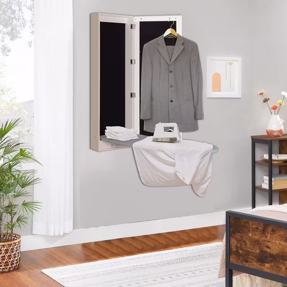None Multifunctional Wall Mounted Ironing Board Ironing Wardrobe