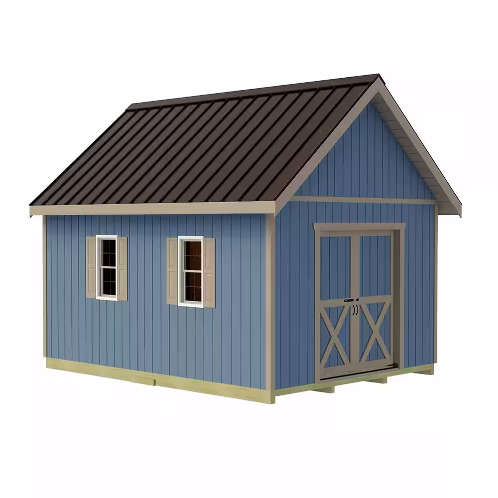 Best Barns Belmont 12 ft. x 16 ft. Wood Storage Shed Kit