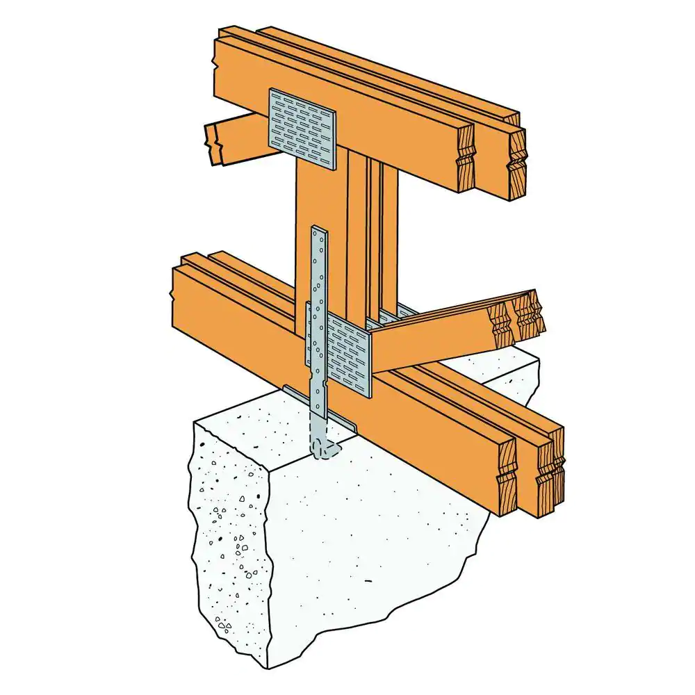 Simpson Strong-Tie HETA 20 in. Galvanized Heavy Embedded Truss Anchor