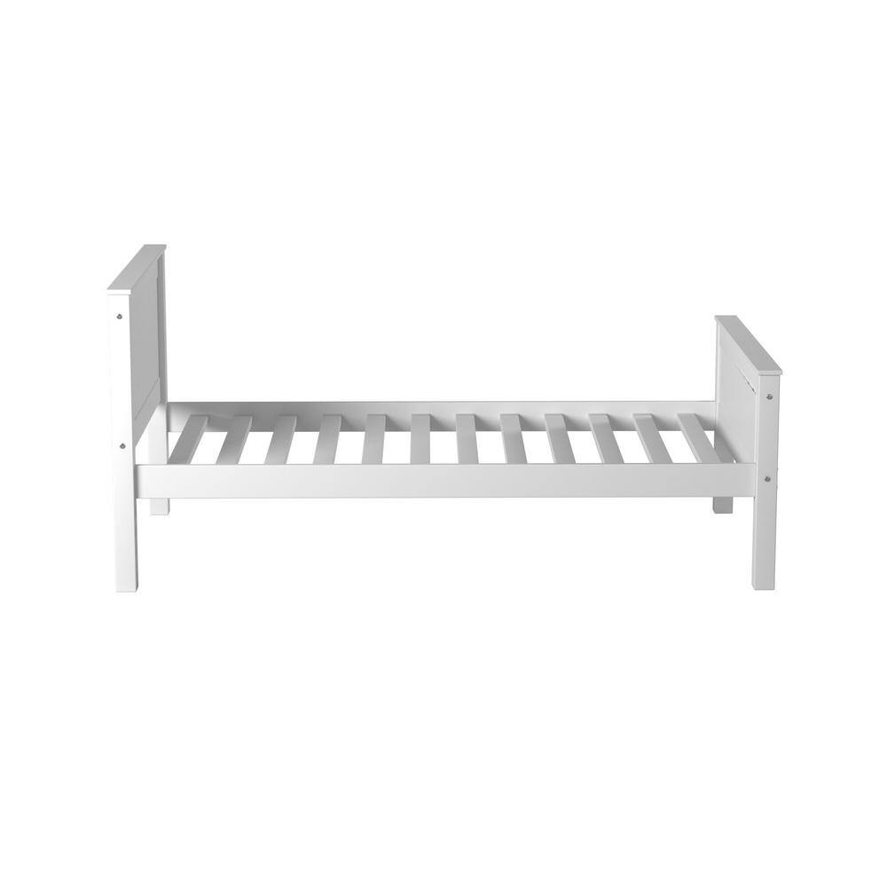 Alaterre Furniture Harmony White Twin Bed