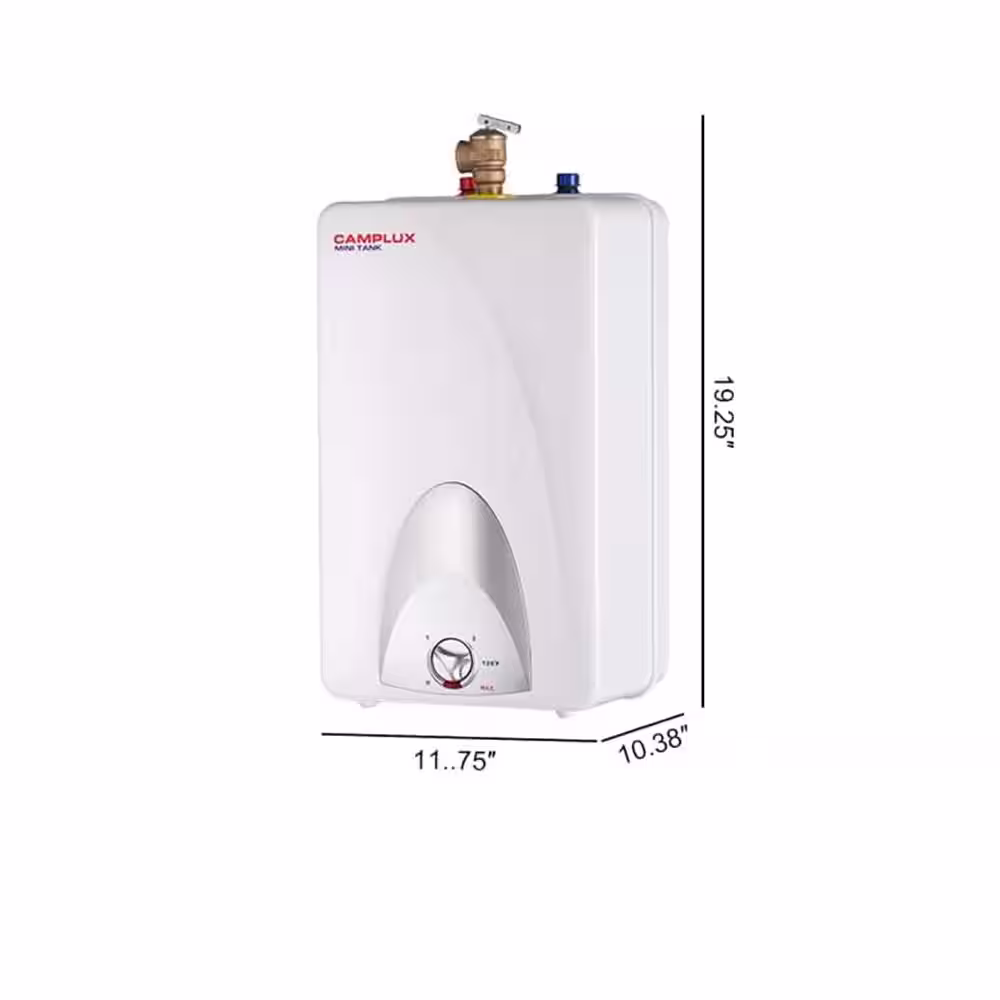 CAMPLUX ENJOY OUTDOOR LIFE Camplux 4 gal. Residential Point of Use Mini Tank Electric Water Heater