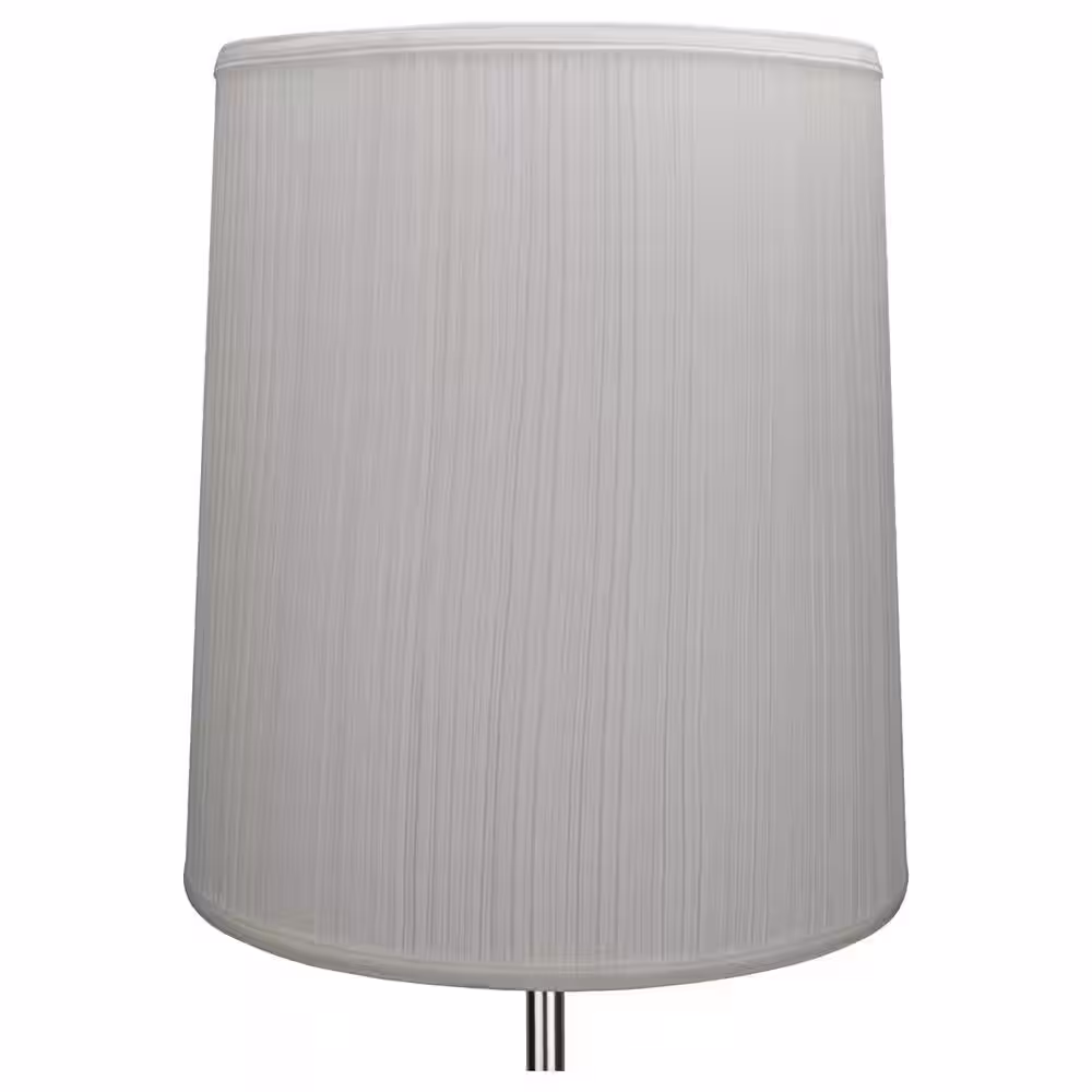 FenchelShades.com Fenchel Shades 13 in. Top Diameter x 15 in. Bottom Diameter x 17 in. Slant, Pleated Mushroom Cream Empire Lamp Shade