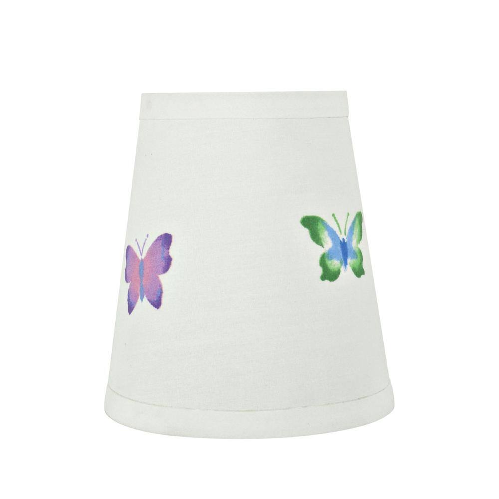 Aspen Creative Corporation 5 in. x 5-1/2 in. White Hardback Empire Lamp Shade (6-Pack)