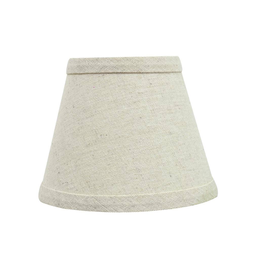 Aspen Creative Corporation 5 in. x 4 in. Oatmeal Hardback Empire Lamp Shade (9-Pack)