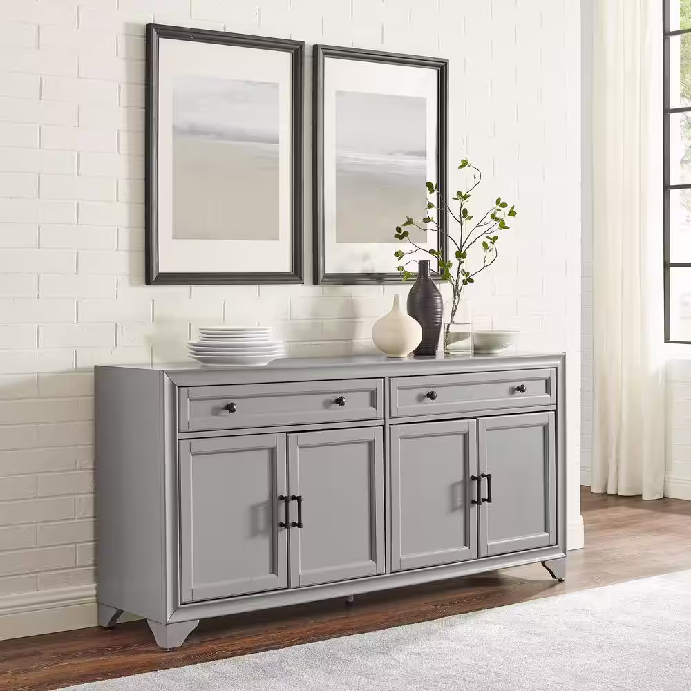 CROSLEY FURNITURE Tara Gray Sideboard