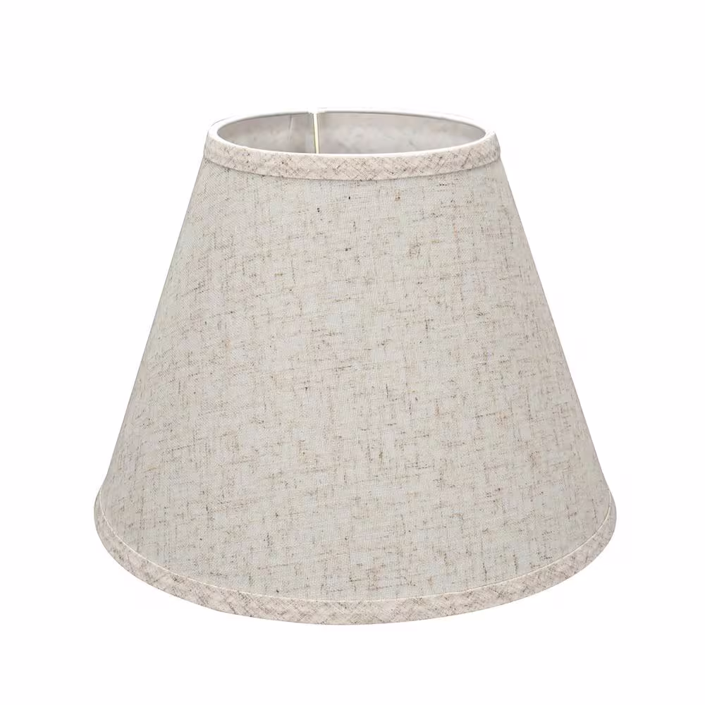 Aspen Creative Corporation 12 in. x 9 in. Flaxen Hardback Empire Lamp Shade