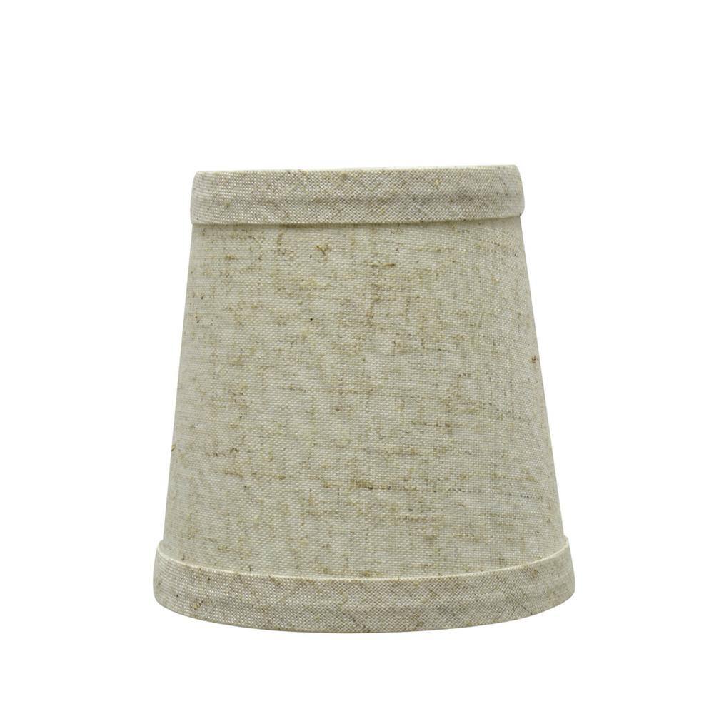 Aspen Creative Corporation 4 in. x 4 in. Beige Hardback Empire Lamp Shade (5-Pack)