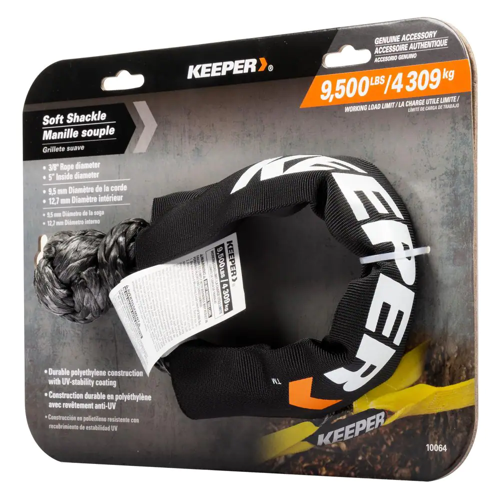 Keeper 3/8 in. Soft Shackle