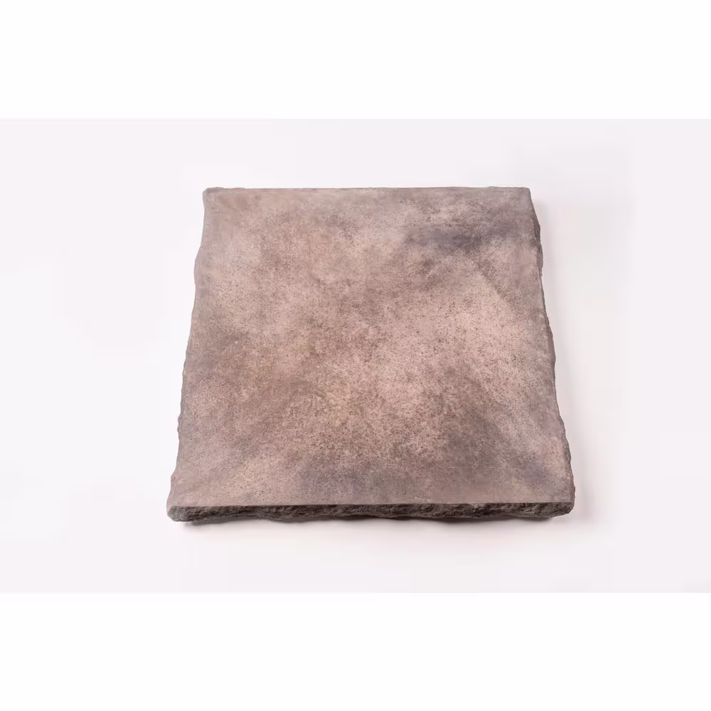 ClipStone Smoke Peaked Solid Column CapStone 18 in. x 18 in.