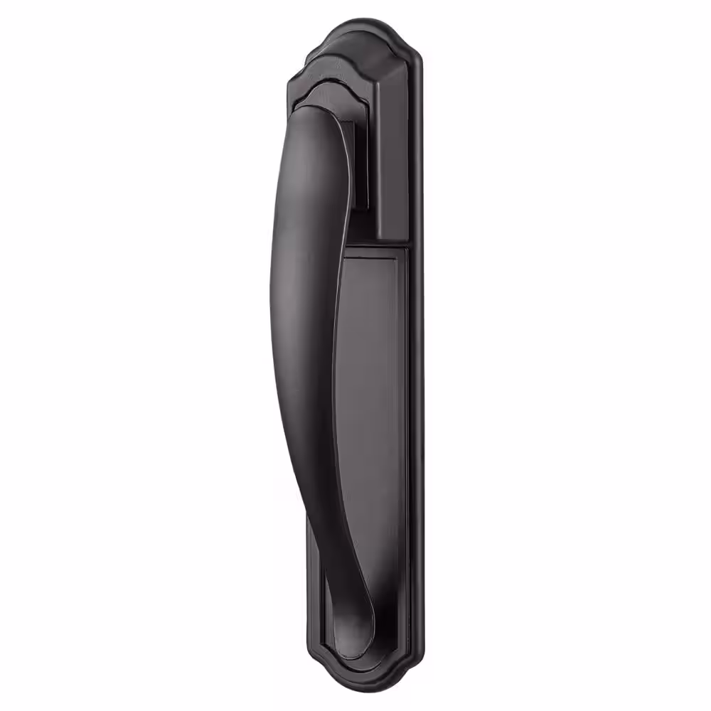 IDEAL SECURITY DX Pull Handle Set with Back Plate (Matte Black)