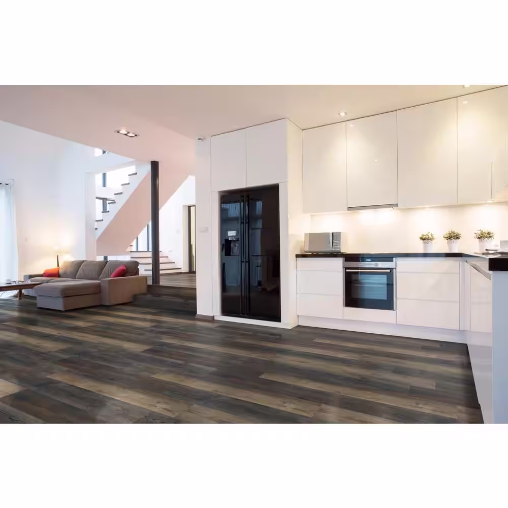 A&A Surfaces Highland Grove 20 MIL x 9 in. W x 60 in. L Click Lock Waterproof Luxury Vinyl Plank Flooring (18.7 sqft/case)
