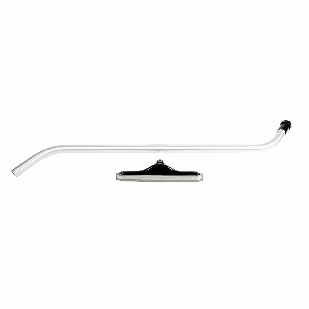 Cen-Tec 14 in. Squeegee Vacuum Tool and 2-Piece S-Wand for Wet/Dry Vacuums with 1-1/2 in. Dia Hose