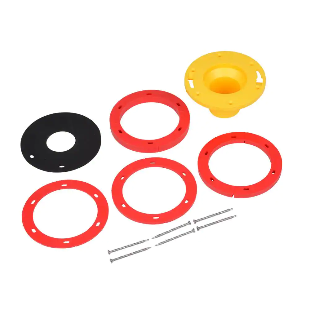 Oatey 1/4 in. - 1-5/8 in. Toilet Flange Extender Kit