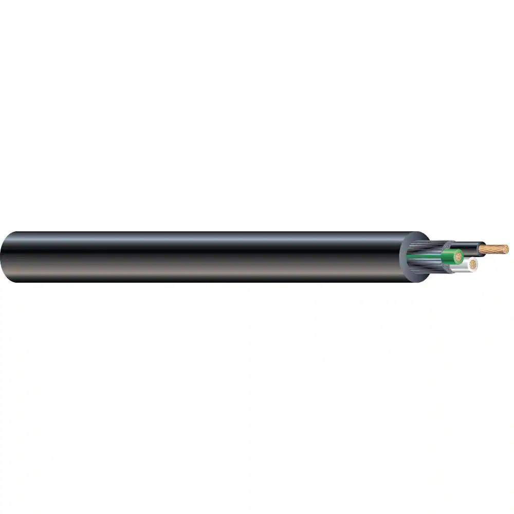 Southwire 100 ft. 16/3 600-Volt CU Black Flexible Portable Power SOOW Cord