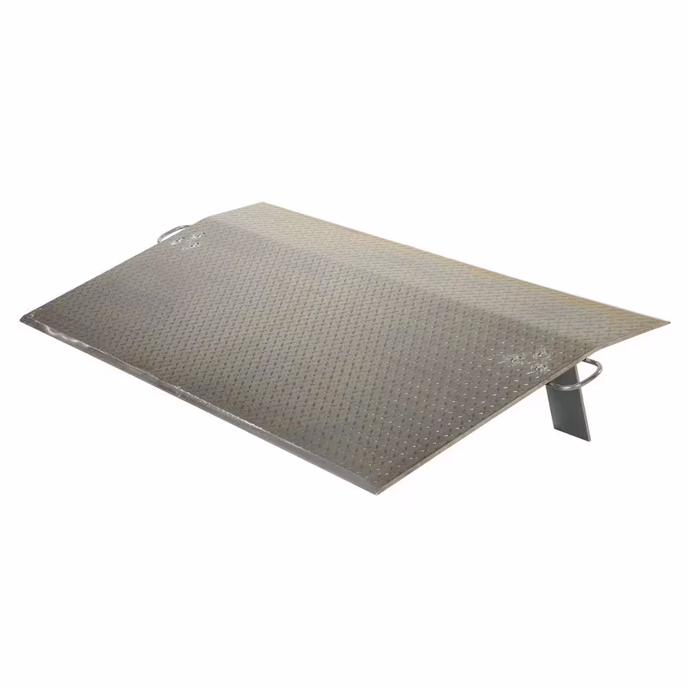 Vestil 72 in. x 24 in. 11,900 lb. Economy 0.5 in. Aluminum Dock Plate