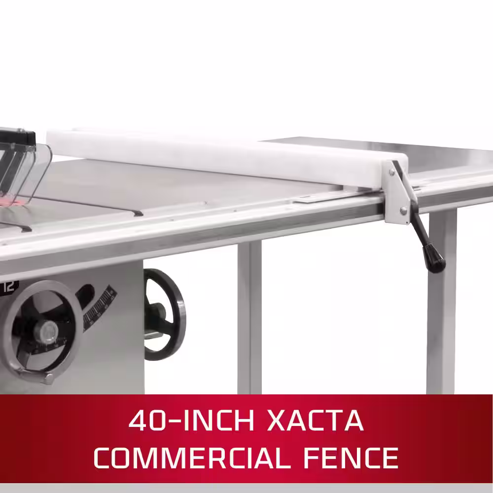 Jet JTAS 12 in. 5 HP 1 PH Xacta Table Saw