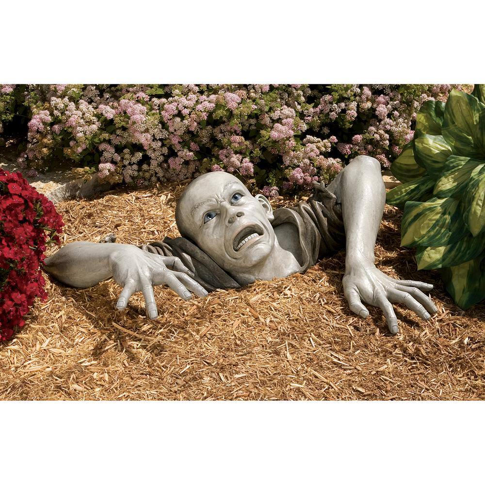 Design Toscano 8 in. H The Zombie of Montclaire Moors Statue